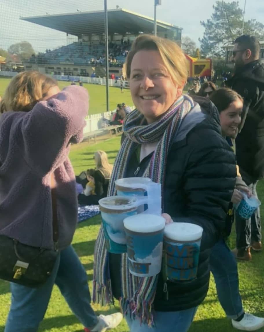 Branded beer cup